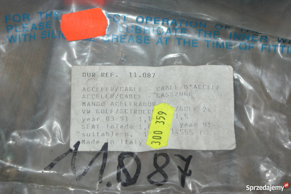 LINKA GAZU VW TRANSPORTER III 20 mazowieckie Białobrzegi sprzedam