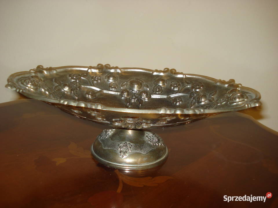 Patera metal posrebrzany zachodniopomorskie Stargard