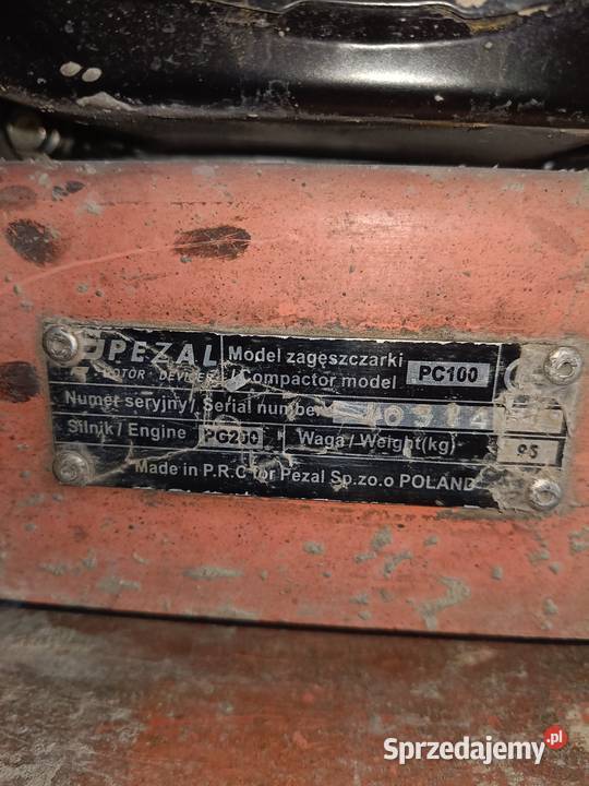 Zagęszczarka Pezal PC 100 Hadle Szklarskie