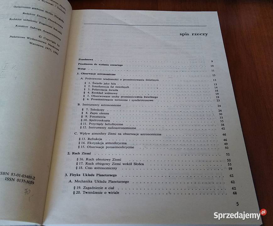 Astrofizyka ogólna z elementami geofizyki twarda Książki naukowe i popularnonaukowe Gdańsk
