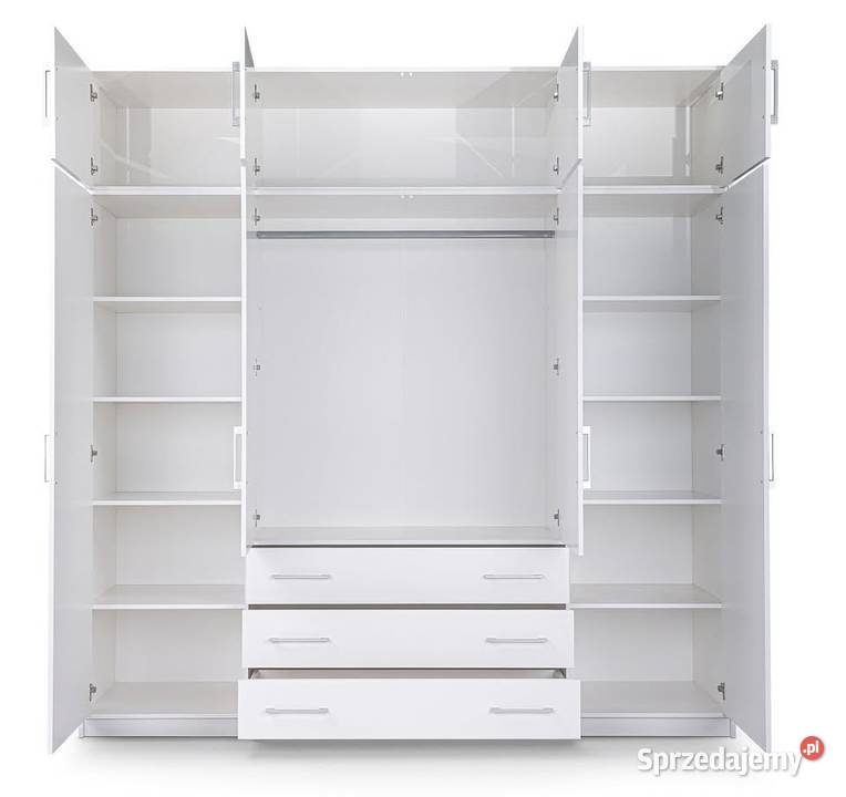 Szafa Bali D4 z opcją nadstawki 4 kolory lustra Wieruszów