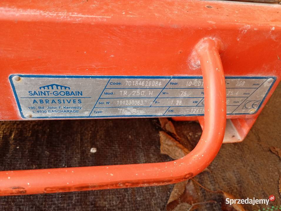 Norton clipper tr 250 maszyna do cięcia plytek