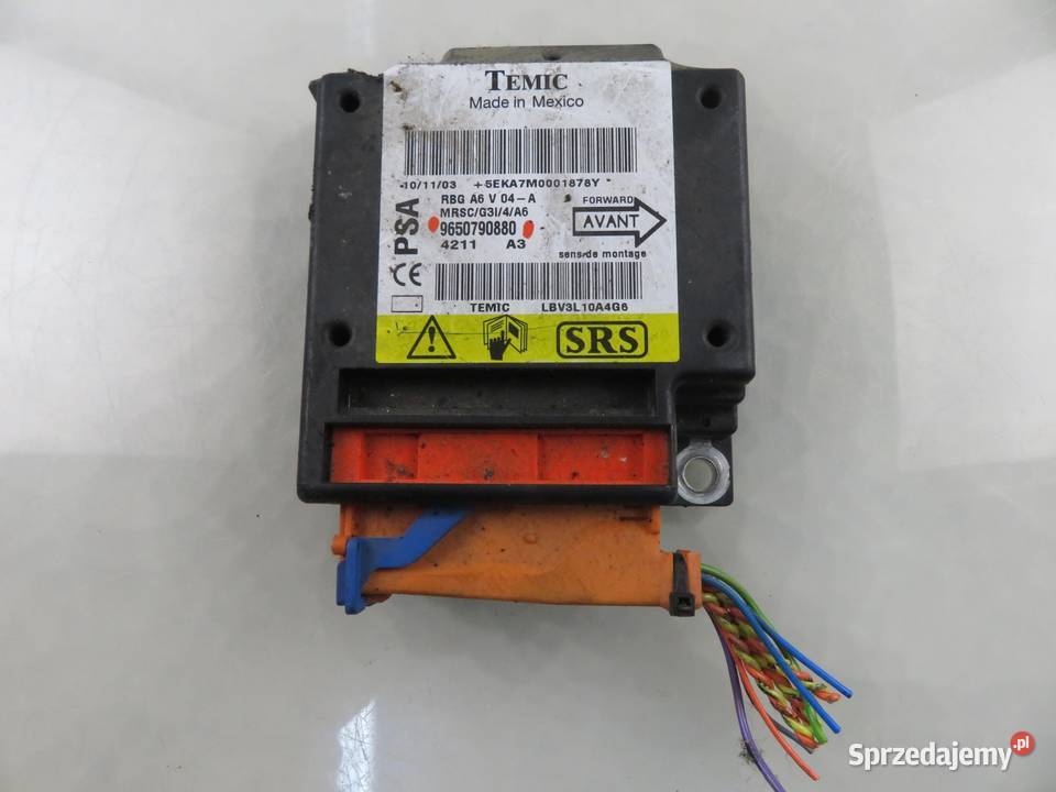 MODUŁ AIRBAG CITROEN C2 9650790880