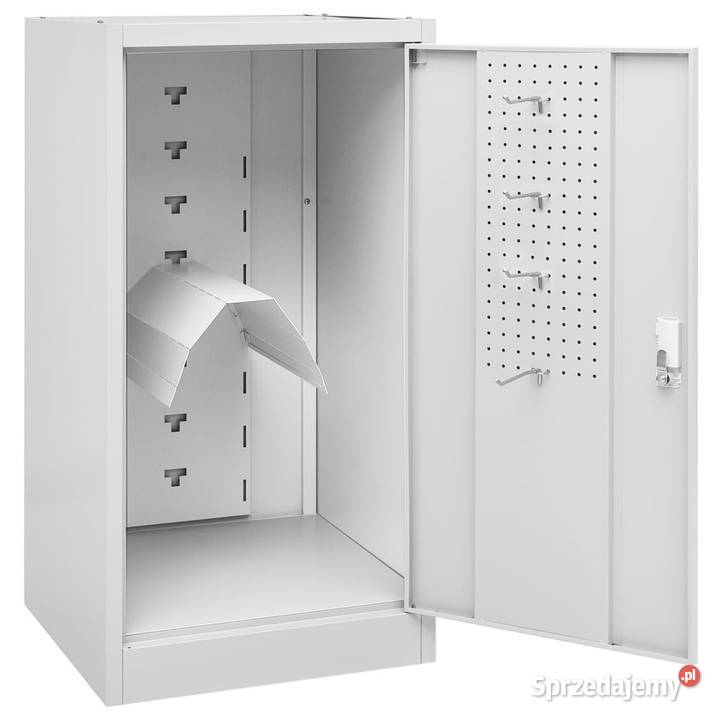 Szafka na siodło jasnoszara 53x53x105 stalowa Warszawa sprzedam