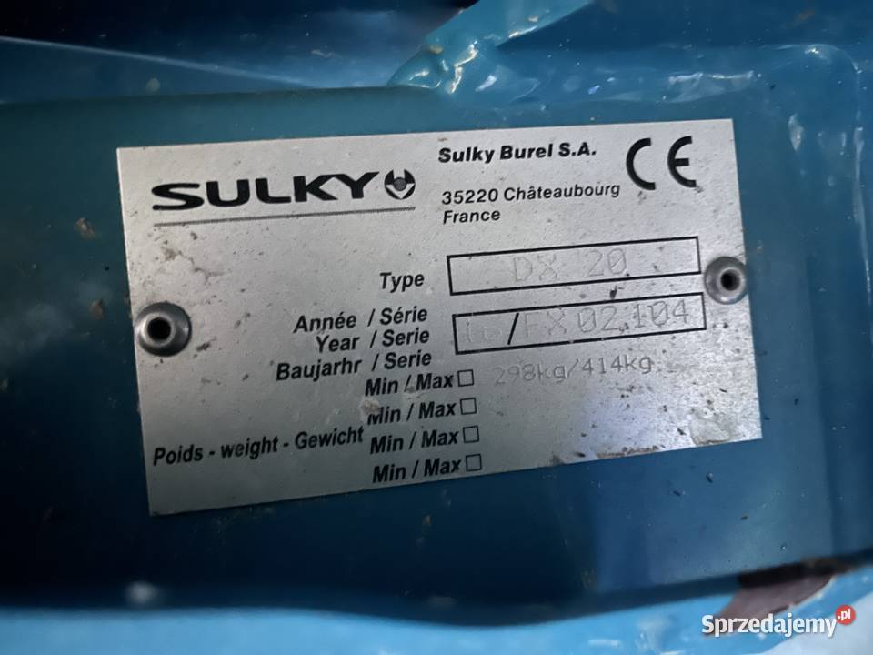 Rozsiewacz Sulky lubelskie Kamionka sprzedam