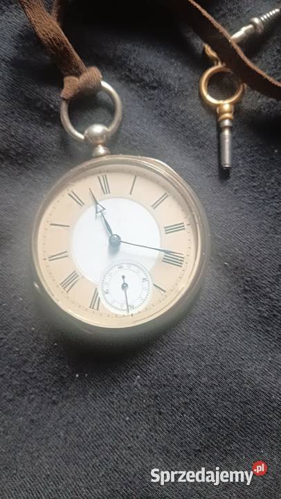 DWA ZEGARKI KIESZONKOWE LONGINES STARY SREBRO Sucha Beskidzka