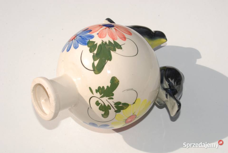 Stara figurka kula z ptakami ptaszkami antyk Cieszyn