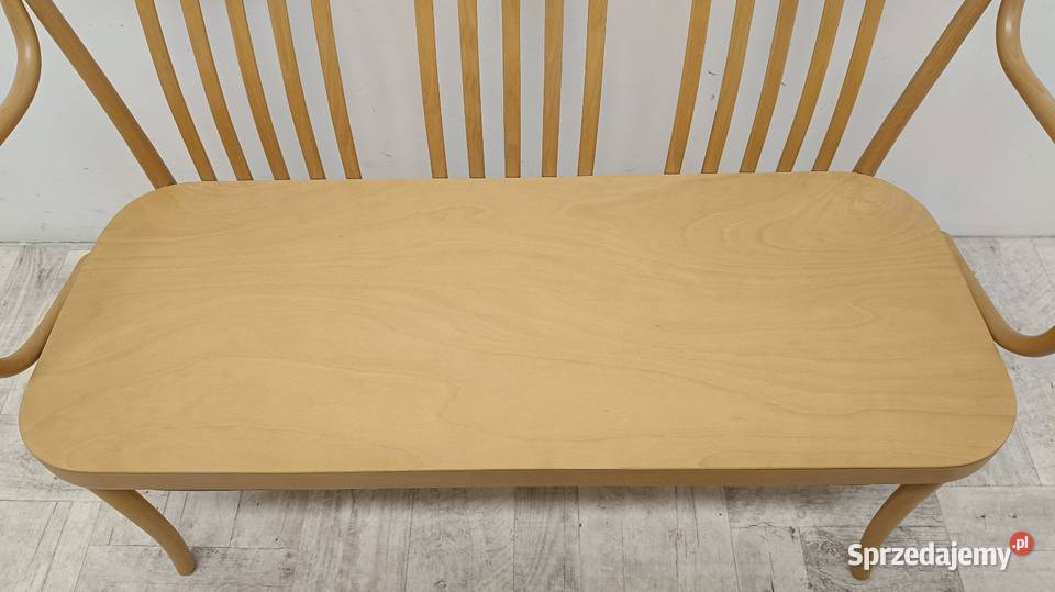 ławka model Thonet gięty buk drewniana łódzkie Radomsko