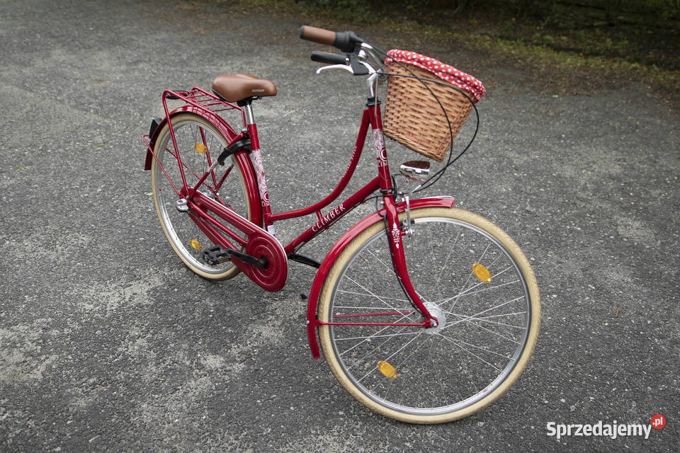 Rower miejski w stylu retrovintage z koszem Katowice sprzedam