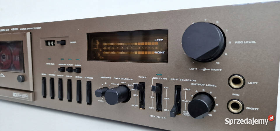 Magnetofon Metz MecaSound CX4962 Stereo Cassette Międzychód sprzedam