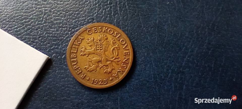 Stare monety 10 halerzy 1925 Czechosłowacja Lesko