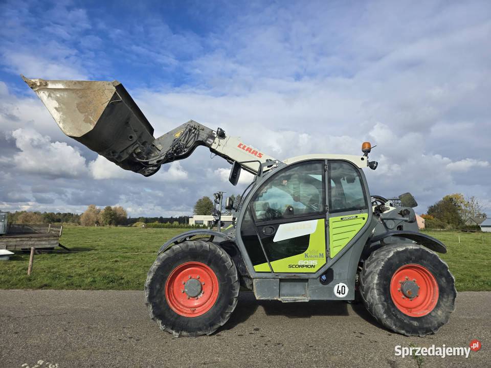 Ładowarka teleskopowa z WAGĄ CLAAS Scorpion 6035 Rudolfowo