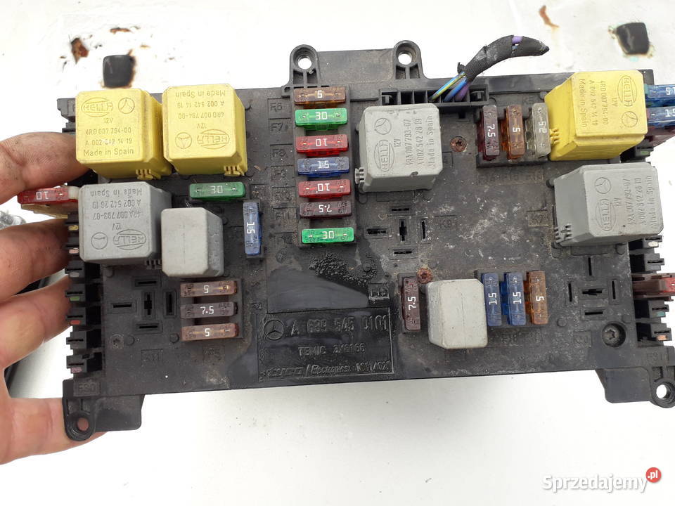 Centralka moduł sterownik komfortu mercedes W Myszków sprzedam
