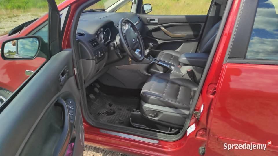 Ford C Maxa 20 benzyna 145 Wersia GHIA Skóra czerwony Warszawa