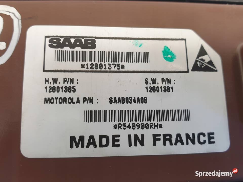 Saab 93 II PANEL STEROWANIA SZYBAMI Szyb
