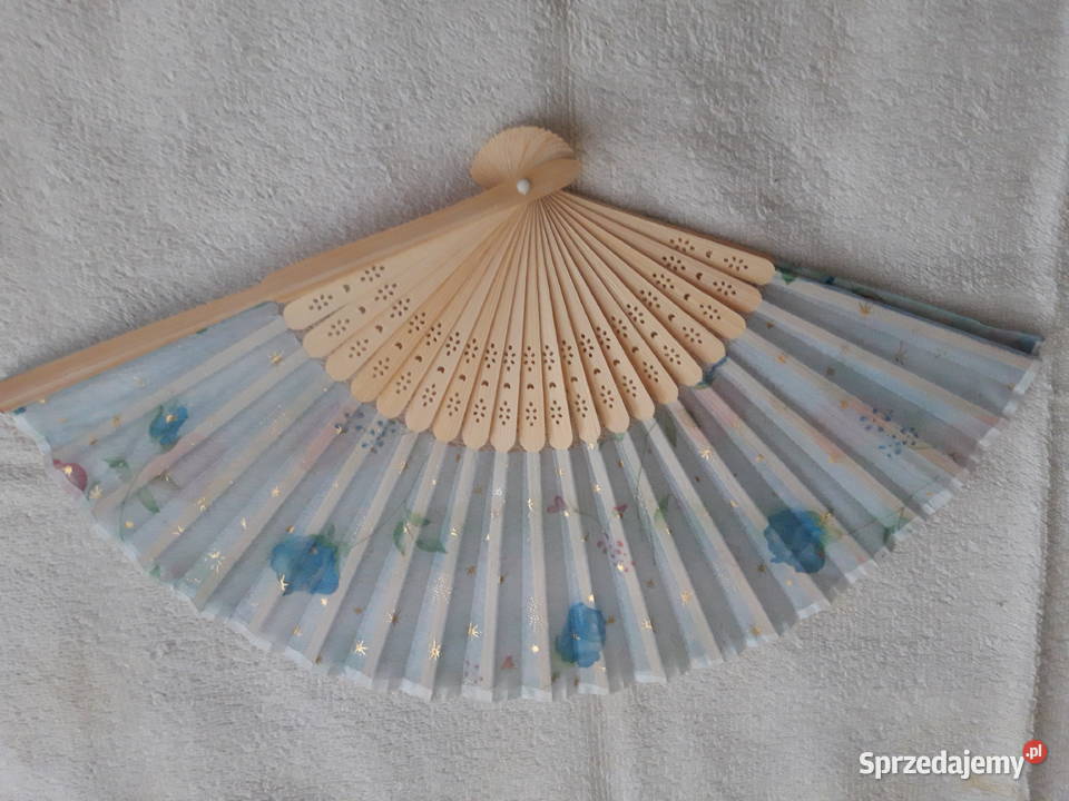 wachlarz dziecka tkanina drewno Warszawa