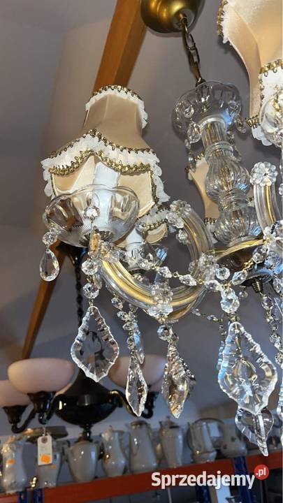 Żyrandol kryształowy Pięcioramienny Gdańsk