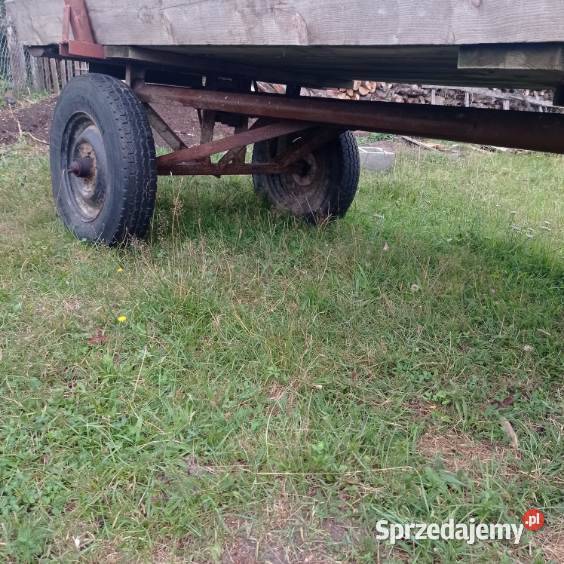 Wóz Przyczepa rolnicza dwuosiowa solidna Radomyśl Wielki