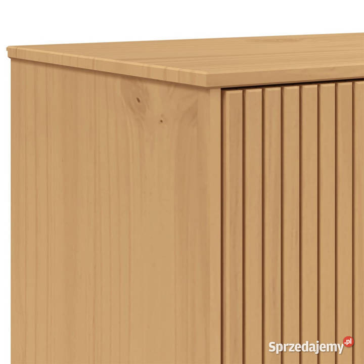 Szafka OLDEN brązowa 85x43x125 lite drewno Pozostałe