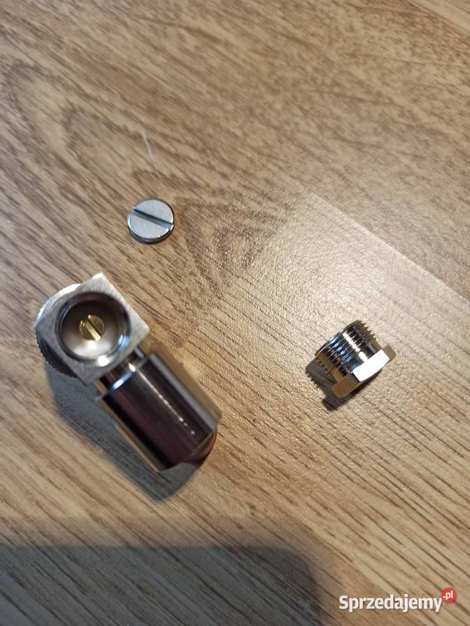 Złącze UC1 męskie kątowe na przewód 5mm CB radio Białystok