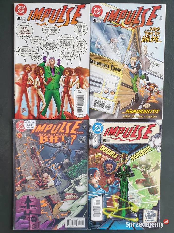 Impulse zestaw 29 oryginalnych komiksów DC USA pomorskie Gdynia