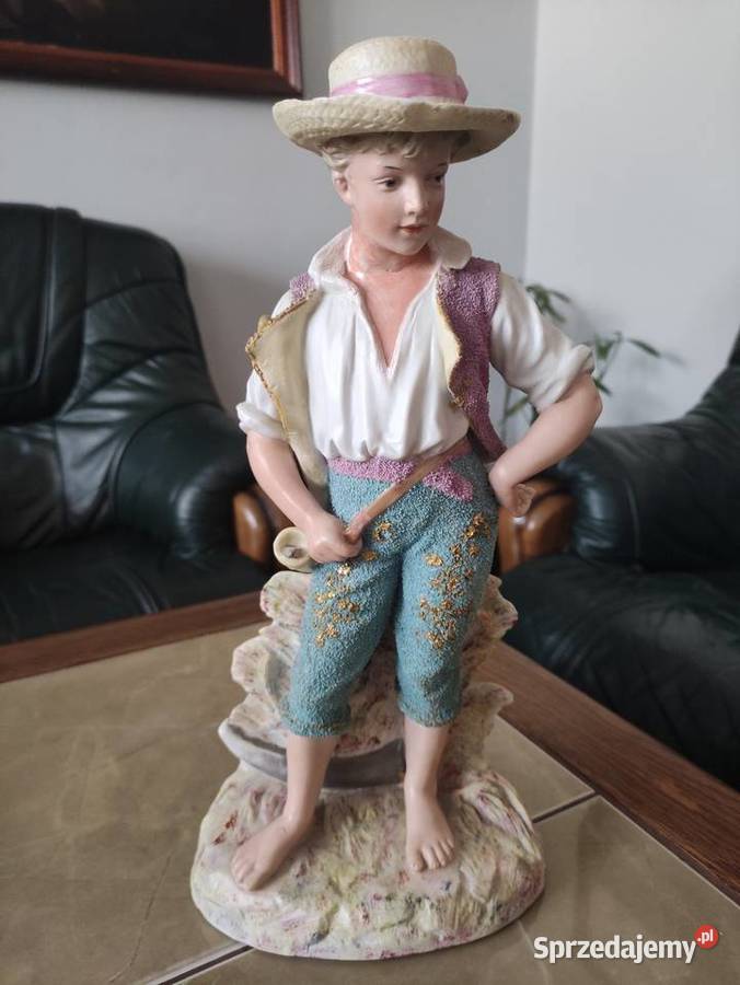 Antyczna figurka Gebrder Heubach niemiecka