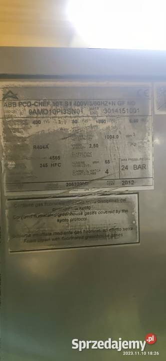 ZAMRAŻARKA SZOKOWA NA 10GN 11 AFINOX PCOCHEF 10T Puck