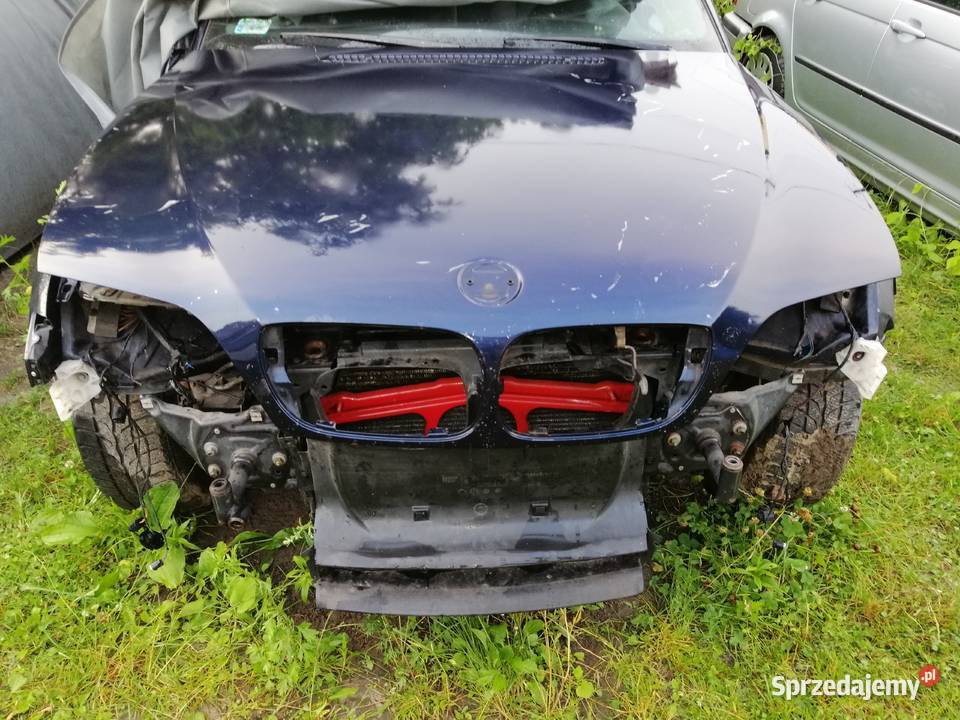 Bmw e46 lift maska przód orientblau metallic Aleksandrów Łódzki
