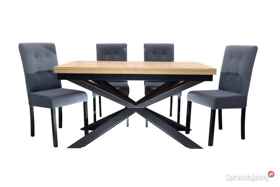 Zestaw Loftowy 4 stół krzesła Stoły z krzesłami Łańcut