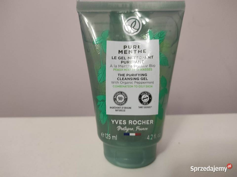 Yves Rocher żel do twarzy nowy Pure Menthe Płock sprzedam