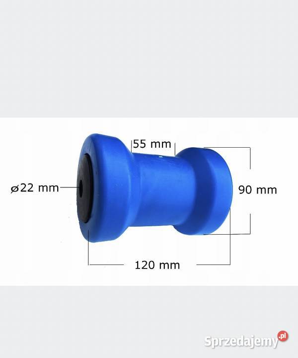 Rolka dolna kilowa podłodziowa 120x90 Nisko