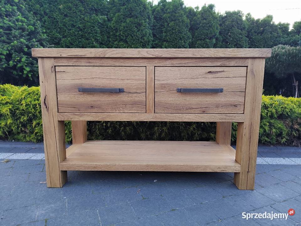 Komoda szafka łazienkowa rustykalna dębowa 130cm Zduńska Wola