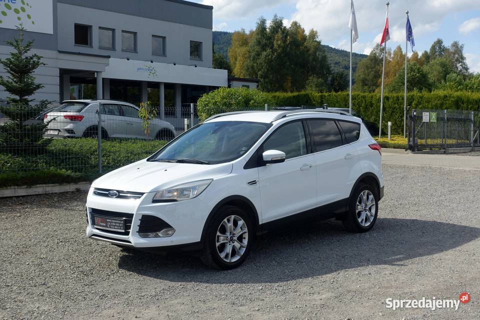 Ford Kuga 20TDCI 140 4x4 Titanium Zero korozji skórzana tapicerka Buczkowice