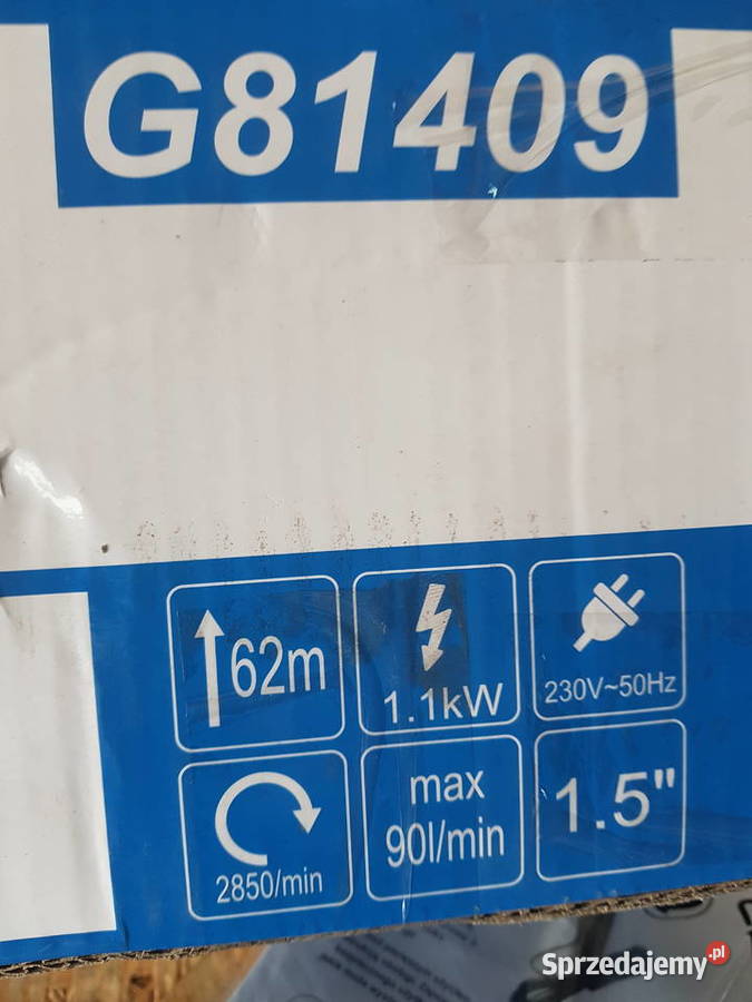 Pompa głębinowa Geko 1100 Wat 5400 lh 90 lmin Głogowa sprzedam