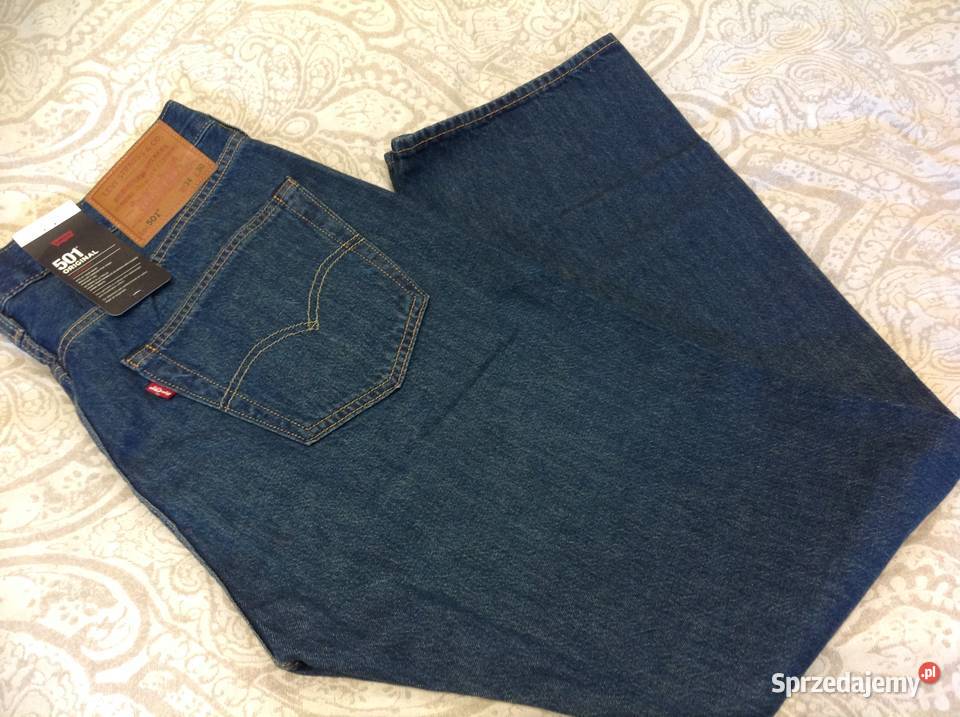 Spodnie Jeans Męskie LEVIS 501 LXL W34 L30 NOWE Levi's lubuskie Nowa Sól sprzedam
