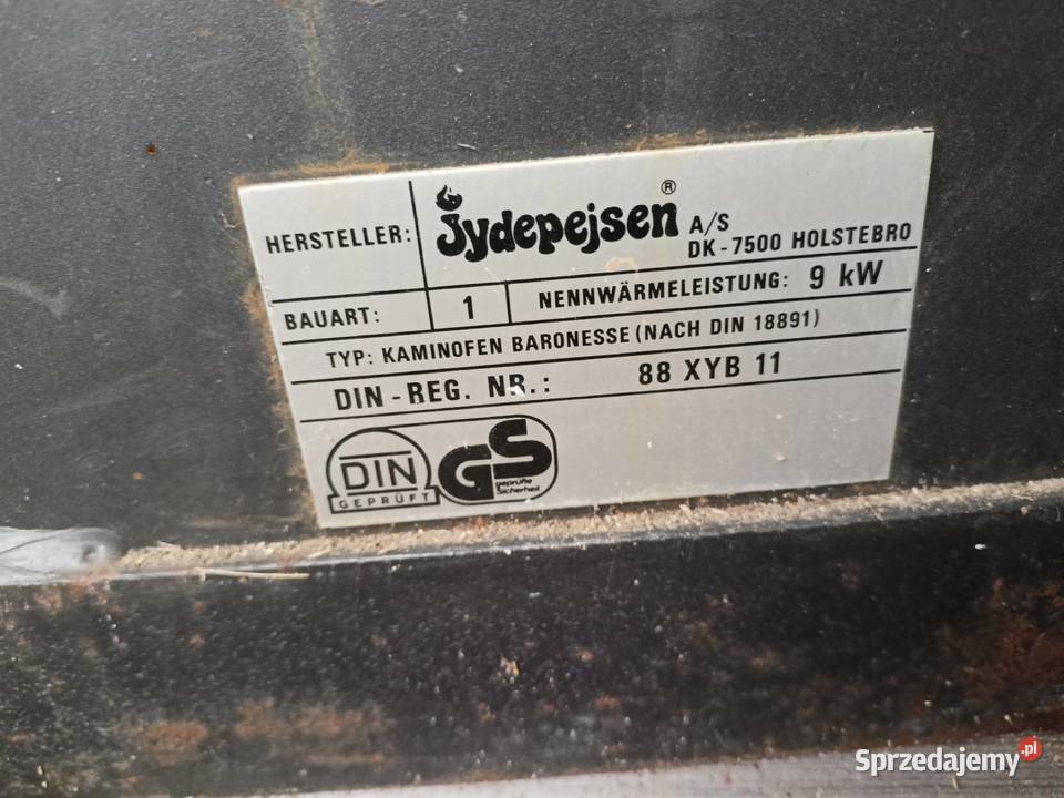 Piec kominek duński Jydepejsen DK7500 Holstebro Kolno