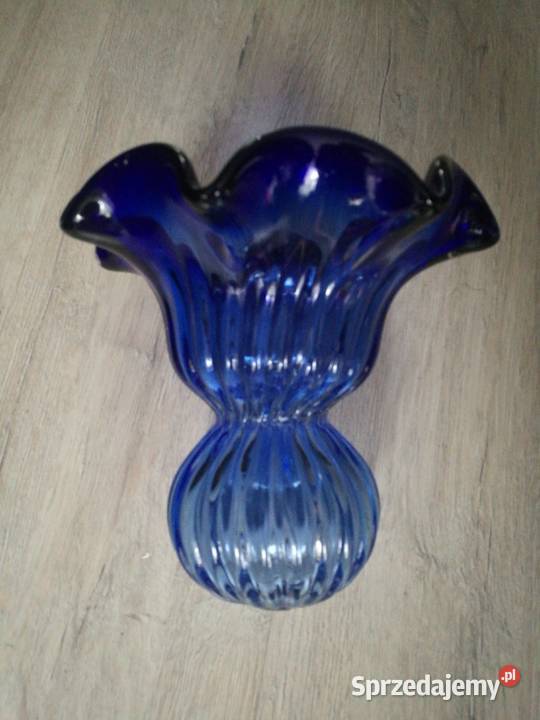 Duży granatowy wazon zachodniopomorskie Choszczno