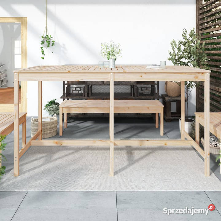 Stół ogrodowy 2035x90x110 drewno sosnowe mazowieckie Warszawa