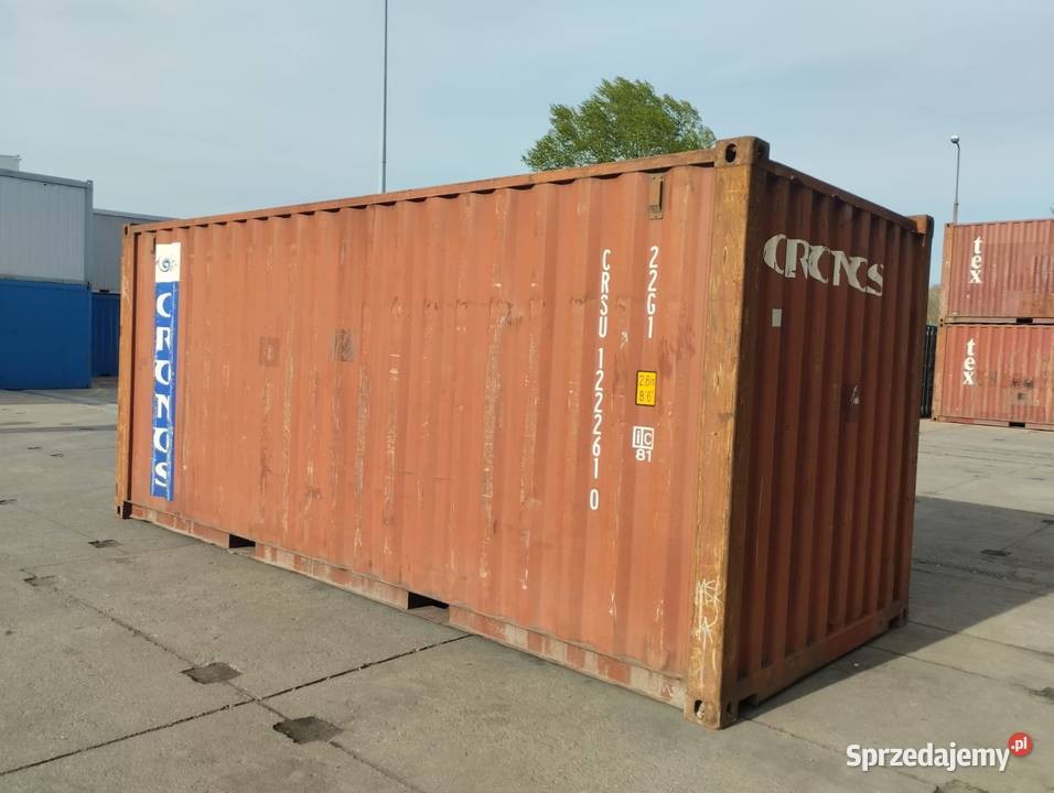Kontener morski używany 6 metrowy 20 DV sprzedam Magazynowanie Radzymin