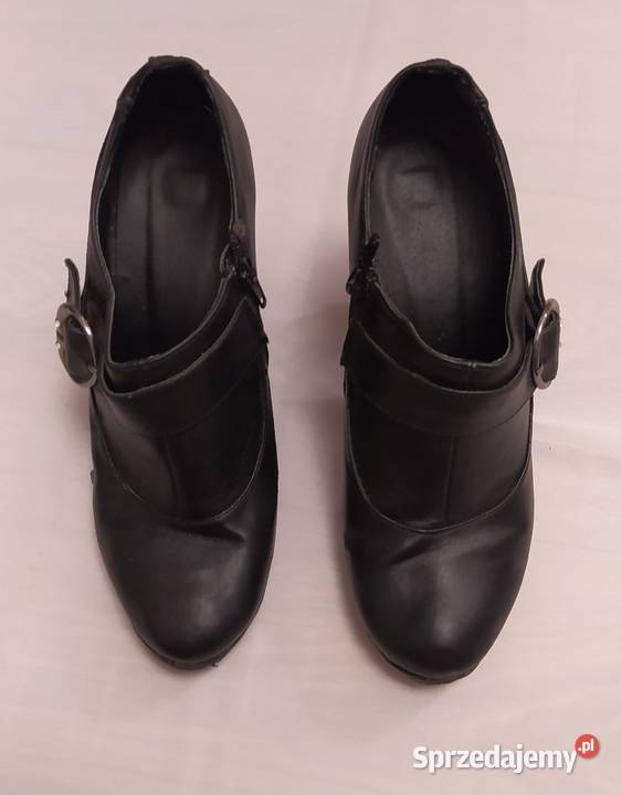 Botki damskie na obcasie rozmiar 38 Półbuty Hajnówka