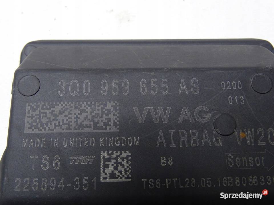 MODUŁ STEROWNIK PODUSZEK POWIETRZNYCH AIRBAG