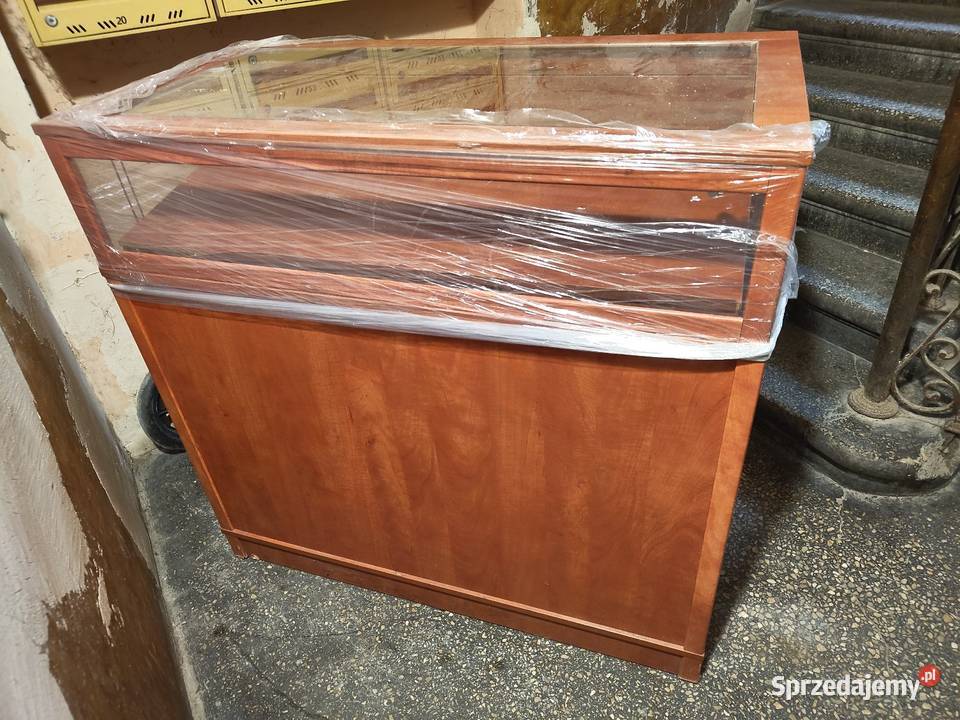 Witryna lada sklepowa szklany blat x2 58cm Łódź sprzedam