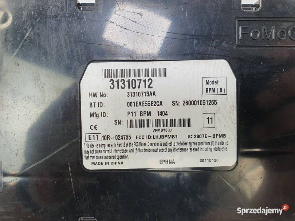 MODUŁ VOLVO S80 31310712 Lipno