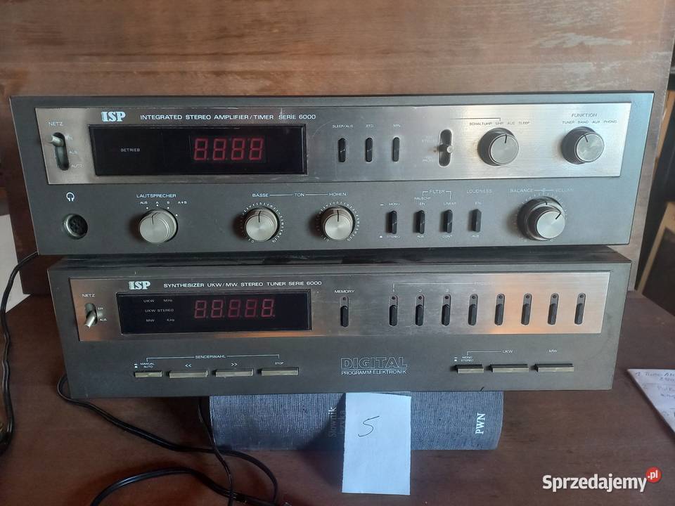 Wzmacniacz z timerem tuner cyfrowy ISP 6000 Toruń