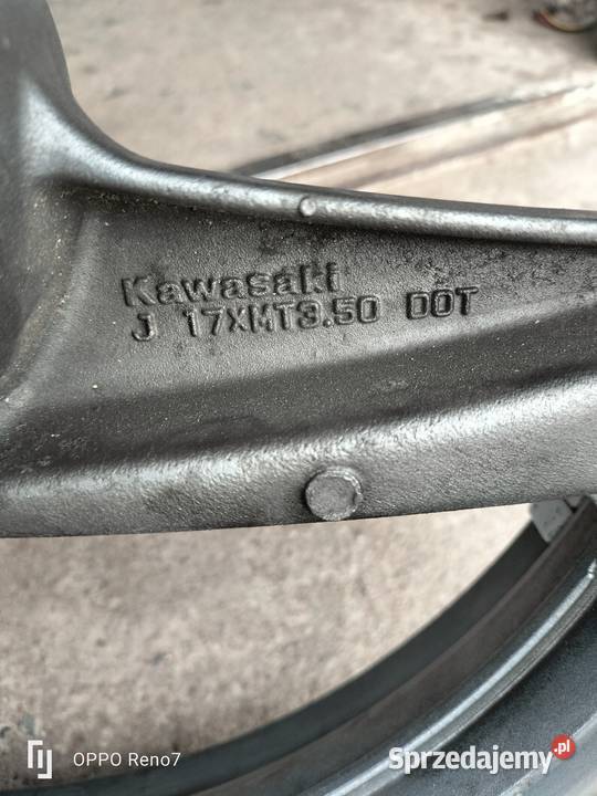 Kawasaki ZZR 600 przednie koło opona Łubno
