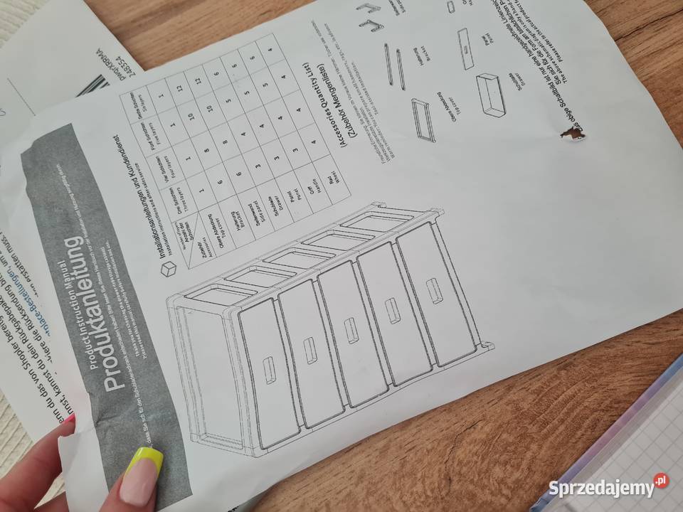 Szafka regał biala plastikowa podkarpackie Brzostek