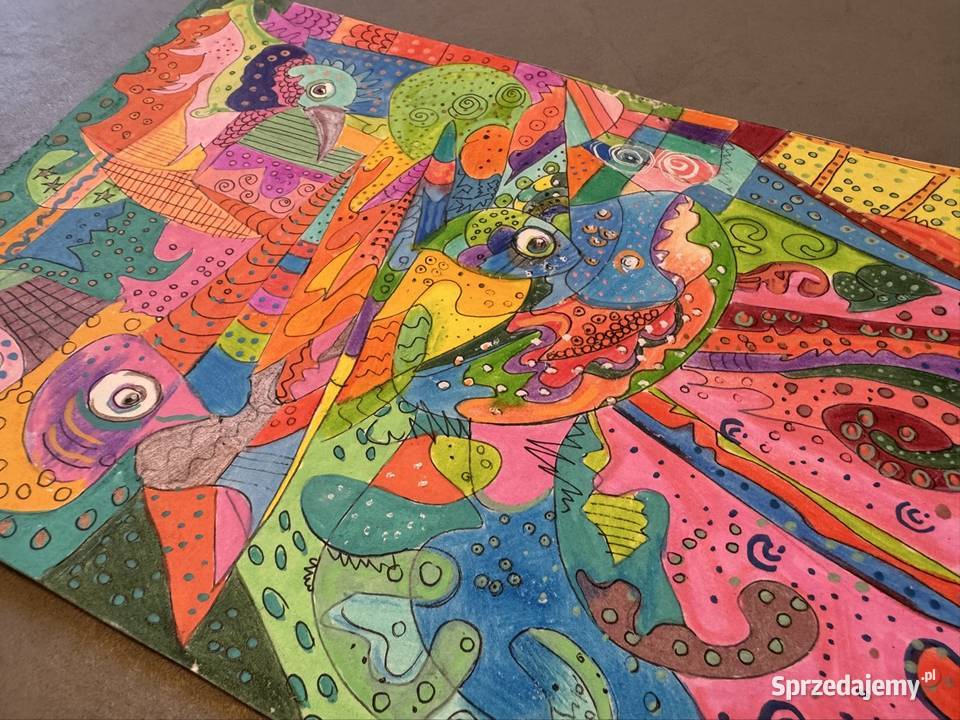 Obraz Struktura A4 oprawiony mazowieckie Warszawa