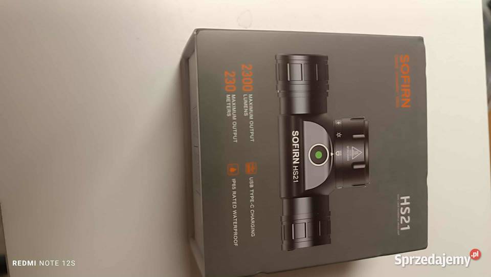 Latarka czołowa SOFIRN HS21 LED nocne wędkowanie Łask