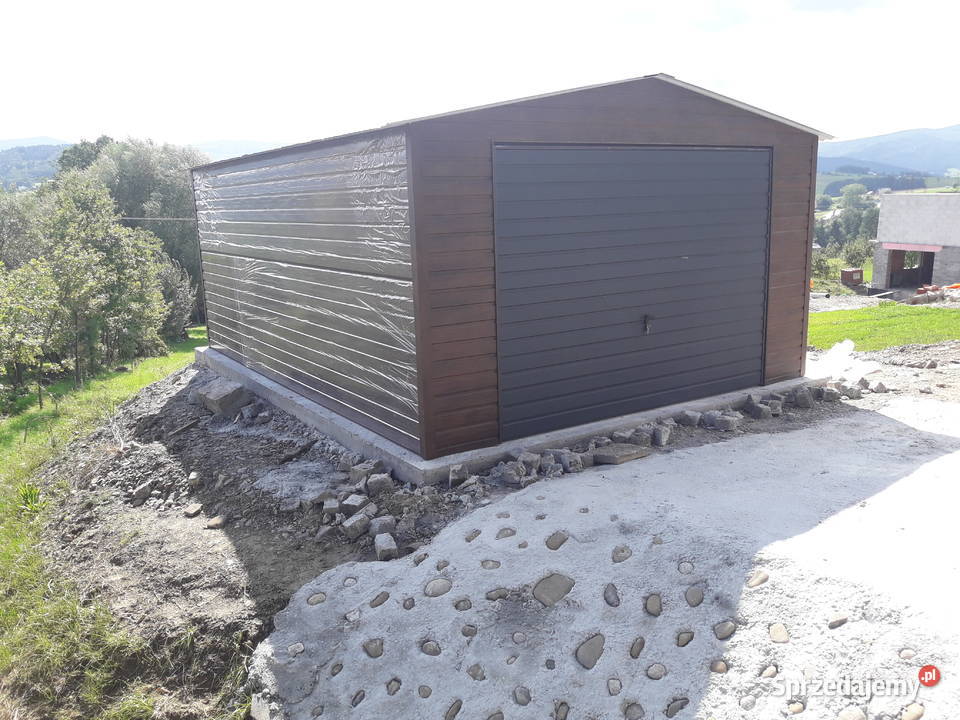 Garaż Blaszany Wiata Blaszana Hala Magazyn 66m2 Tuchola
