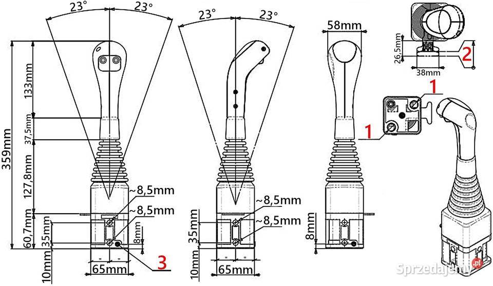 ZESTAW TUR 40L 2 SEK PŁYWAK JOYSTICK 2P LINKI 2M Solec Kujawski